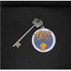 Gift Insanity BT (BRITISH TELECOM) TOWER - POP ART - GREY BACKGROUND - 45mm Keyring