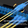 Throncom Single Mode Duplex SC Fiber Optical Adapter, 12-Pack