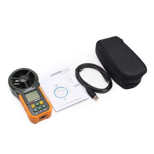 Digital Air Flow with Humidity Tester