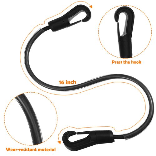 KUNBEIEN Horse Blanket Strap with Adjustable Double Headed Clip, Horse Blanket Leg Strap Elastic Replacement Strap