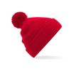Beechfield - Cuffed Design - Original Pom Pom Beanie - Bottle Green