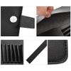 Professional Portable Multi-functional Hairdressing Tools Scissors Comb Storage Case Package Bag (Black)