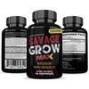 Justified Laboratories Savage Grow Max 1600MG Advanced Men's Heath Formula 60 Capsules
