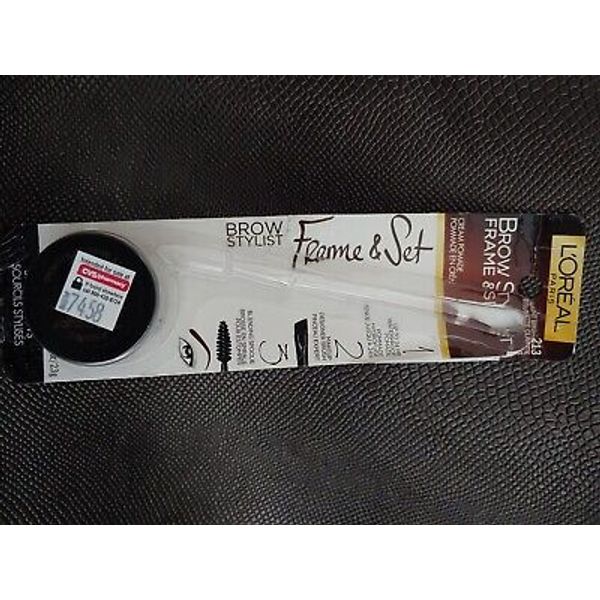 L'Oreal Brow Stylist Frame & Set Cream Pomade #213 LIGHT BRUNETTE