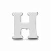 Rubi Stainless Steel H Initial Stud Earrings, Single Ear