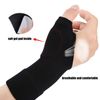 Thumb Arthritis Compression Gloves Fingerless Gel Pad Support for Pain Relief