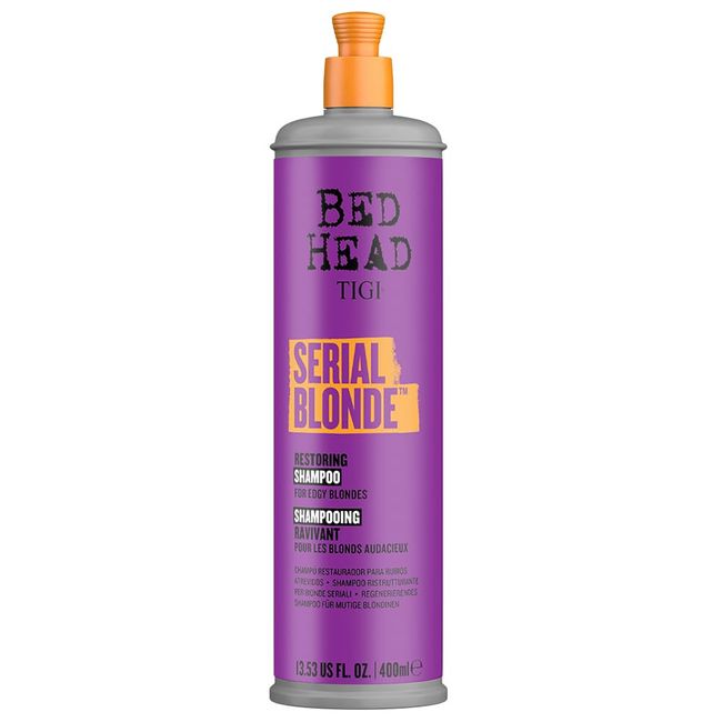 TIGI Bed Head SERIAL BLONDE SHAMPOO FOR DAMAGED BLONDE HAIR 13.53 fl oz