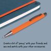 IF Bookaroo Pen, soft touch, colour coated pen with black ink - BLUSH