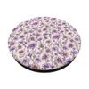 Purple Flower in Watercolor Pattern PopSockets Swappable PopGrip
