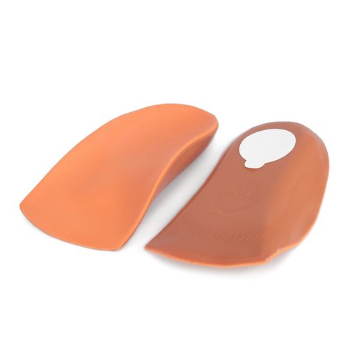 Memo 3/4 Length Orange Arch Support Insoles, 22-24 (6.5 Toddler / 8 Toddler)