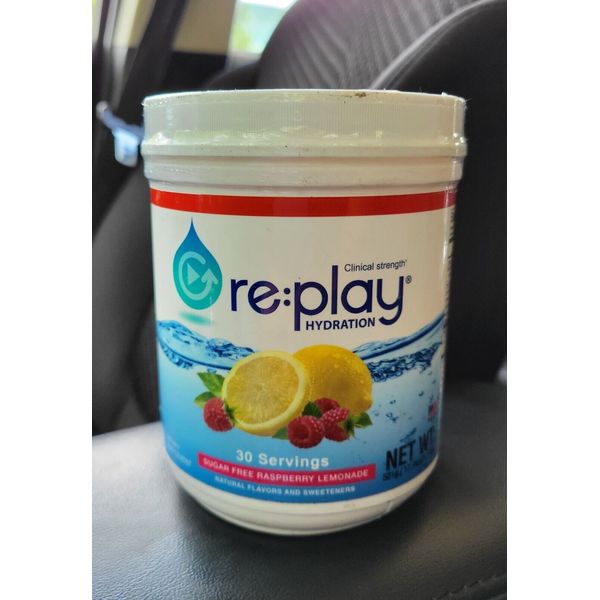 HYDRATION HEALTH PRODUCT Re:play Hydration Powder, Sugar Free Raspberry Lemonade