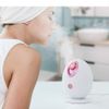 InnovaGoods - Moispa Electric Facial Sauna, Deep Cleansing and Hydration, Removes Impurities, Ergonomic Design, 90 ml Capacity, ABS Material, White Pink
