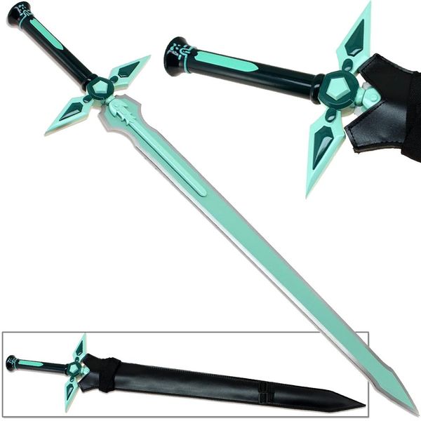 Sword Art Online Kirito Kirigaya Dark Repulser Sword w/Leather Sheath