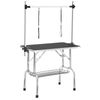 36" Pet Dog Cat Grooming Table Foldable Adjustable Arm w/ Noose & Mesh Tray