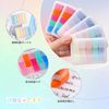 Doyime Sticky Notes, Thin [600 Sheets] Post-it Sticky Notes, Strong Adhesive, Transparent Slim Index, Clean Removal, Document Annotation, File Organization, Document Annotation, Stationery, Convenient