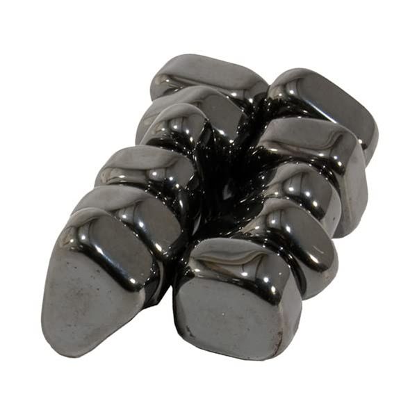 HEMATITE - STRONG MAGNETIC TUMBLESTONES (20-30MM) - FRIDGE MAGNET - BUY 5 OR 10 (B. 10 stones)