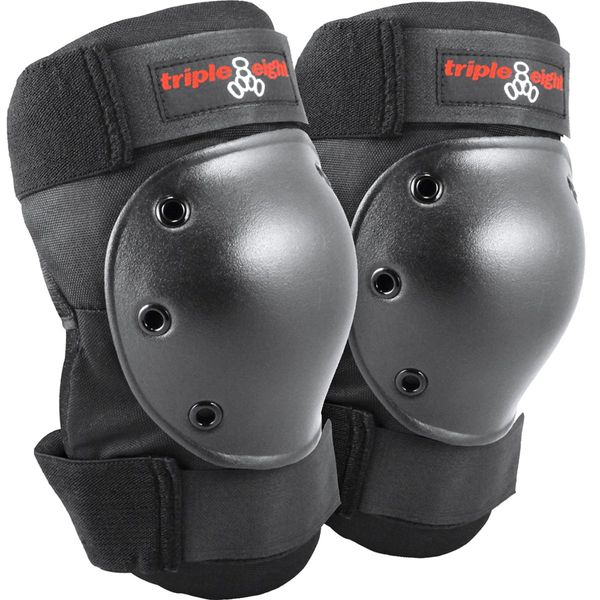 Triple Eight Kneesaver Knee Pads (1-Pair), Black, One Size