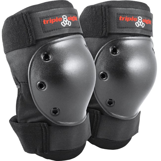 Triple Eight Kneesaver Knee Pads (1-Pair), Black, One Size