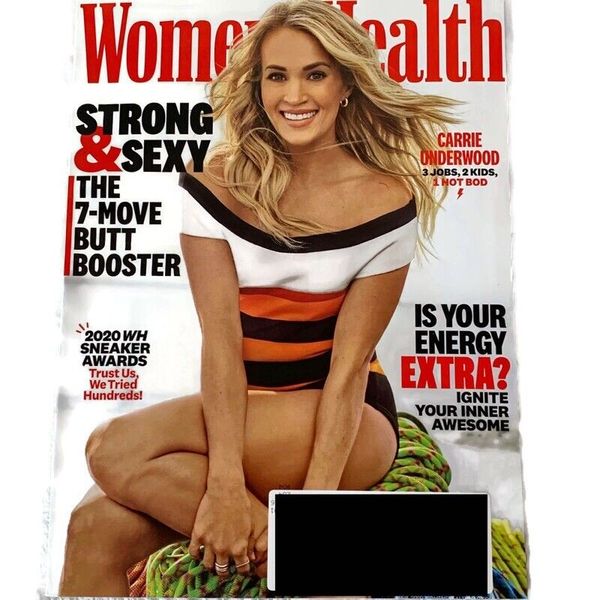 Women's Health Magazine April 2020 Carrie Underwood Sneaker Awards Strong & Sexy