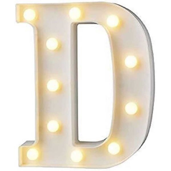 [AiO JAPAN] D Alphabet Marquee Light Initial Alphabet Light