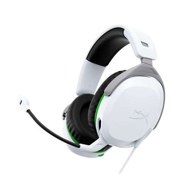 HyperX CloudX Stinger 2 – Gaming Headset for Xbox [licensed], Signature Comfort, Adjustable Headband, Wired, White