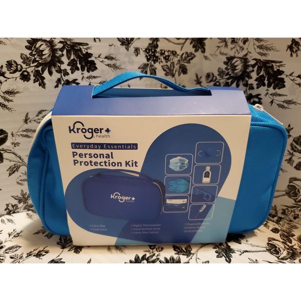 Kroger Health Everyday Essentials Personal Protection Kit NEW In Zipper Pack