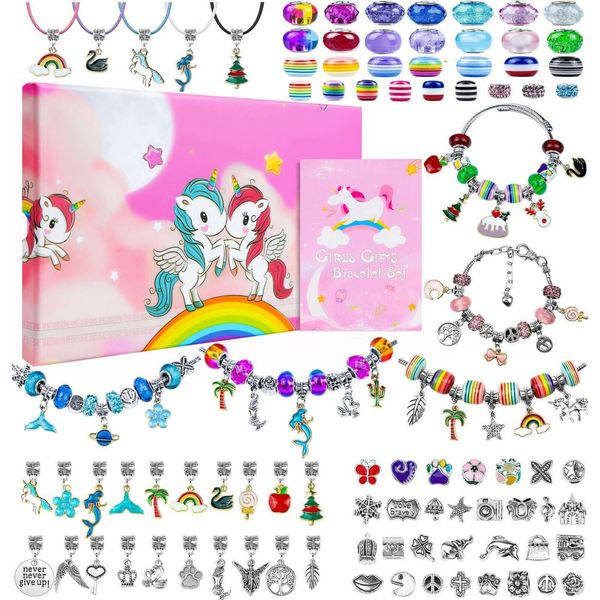 Bracelet making kit for Girls,Arts and Crafts for kids girls age 5-12,Girls toys