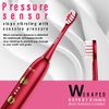 Wagner & Stern WHITEN+ Edition. Smart Electric Toothbrush with Pressure Sensor. 5 Brushing Modes and 3 Intensity Levels, 8 Dupont Bristles, Premium Travel Case.