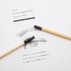 Wood Eyelash & Eyebrow Screw Brush, 50 Count (303) (Straight Shape)