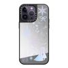 CASETiFY Mirror iPhone 14 Pro Max Case - Arendelle Love Case - Silver on Black