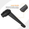 sourcing map 2Pcs M12 Adjustable Knobs Handle Female Thread Push Button Ratchet Quick Release Locking Rotating Bolt for Lathe Machinery, Black