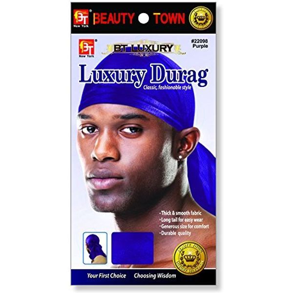 Beauty Town Shine Silky Durag (Purple)