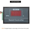 QWORK® DC 6-60V 30A, PWM DC Motor Speed Controller with LED Display and Adjustable Switch