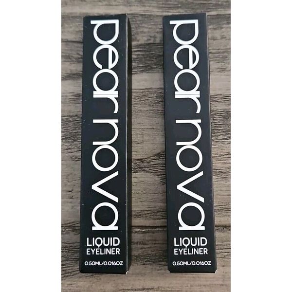 Set Of 2 Pear Nova Liquid Eyeliner Black / Noir Full Size New in Box