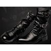 Formanism Casual Engineer Biker Studded Men's Boots, Black