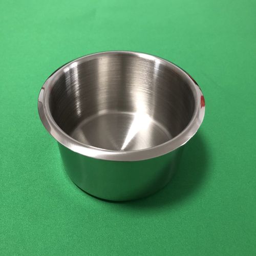 Game Table Cup Holder Insert - Stainless Steel Jumbo Drop-in Drink Cup Holder, Poker Table Cup Holders for Casino Table, Game Table, Sofa, Boats, Bench, Work Desk, RV Cars & Trucks