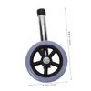 FRCOLOR Walker Wheel Replacement Universal Fit for Walking Frames Durable and Easy-to-Use Wheel for Elderly