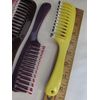 Mebco Double Dip Detangler Comb - assorted colors --  2 pc Lot --  NOS