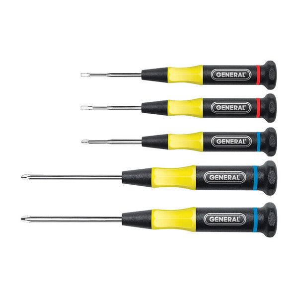 General Multi-Bit Screwdriver Set 5 pc