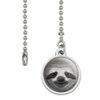 Cute Sloth Face Ceiling Fan and Light Pull Chain