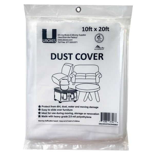 UBMOVE 12 Dust Covers 10' x 20' for Protective Moving Storage
