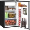 3.2 Cu. Ft. Mini Fridge with Freezer, Compact Refrigerator, Silver
