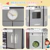 Play Kitchen Set for Kids with Lights Sounds