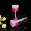 Leevia 2 Pcs 180ml Nail Polish Remover Pump Dispenser Push Down Cleanser Bottle Nail Polish Remover Liquid Bottle Container for Nail Polish and Makeup Remover Nail Art Tool Travel Set