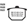 Brake Pads EBC FA30 Aramid Fiber Organic
