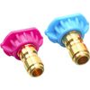 Second Story Quick-Connect Nozzle Tips for Power Washer, Soap and Rinse Jet Stre