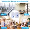 Wireless Doorbell Kit, IP55 Waterproof Wireless Doorbell Chimes Kit 1000ft range