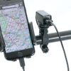 Motorcycle USB Power Supply Charging Output, 2.4 A Fast Charging Holder Mount iPhone, Android, iPhone, Android Smartphone
