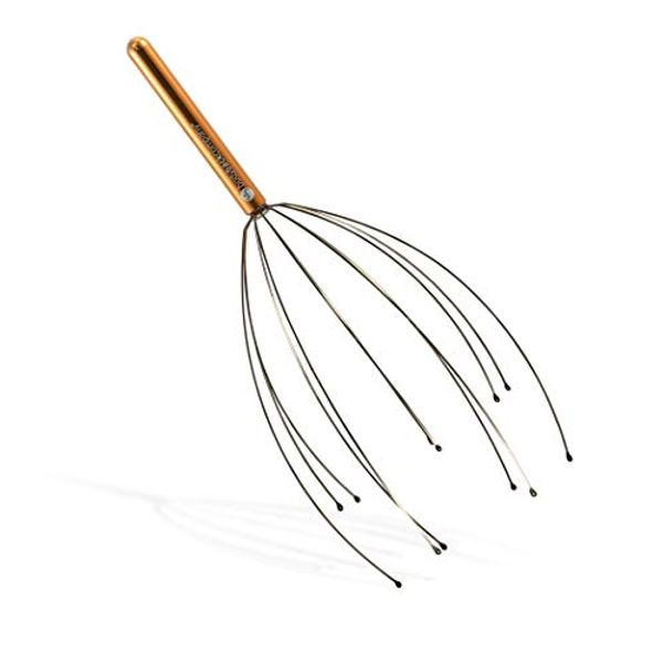 Body Back Scalp Massager, Head Scratcher, Manual Head Massager for Stress Relief, Relaxing Scalp Scratcher, Tingler for Gentle Hair Stimulation (1 Pack, Color Varies)