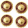 MilitaryBest USMC Lapel Pin 4 Pack